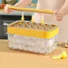 Ice Cream Gereedschap Gianxi PP Materiaal Ice Mold Quick Demly Ice Cube Tray Creative Party Bar Kitchen Vries Koeling Drink Ice Box Siliconen Mallen L240319