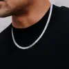 Rope kubansk länkkedja halsband män 2021 mode temperament rostfritt stål choker länk kedja halsband för män smycken gåva