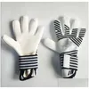 Guantes deportivos 4 mm de calidad superior Portero de fútbol Predator Pro Mismo párrafo Proteger las zonas de rendimiento de los dedos Técnica Drop Dho8E