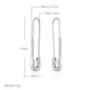 Dangle Earrings Kienl Trendy Tibetan Silver Long For Women Vintage Wedding Natural Zircon English Fine Daily Jewelry