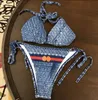 Bikini-Designer-Badeanzug, Badebekleidung, Damen-Badeanzug, Urlaub, Meer, Krawatte, Badebekleidung, Bikinis, Größe S-XL