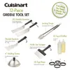 Conjunto de ferramentas de 12 peças Cuisinart CGS-1312, acessórios para grelha externa - espátula, pinça, raspador, cúpula de derretimento, garrafa de esguicho, anel de ovo de silicone