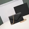 Designer Envelope Bag Tassel Shoulder Bags Luxury Handbags Underarm Totes Women's Fashion WOC Cross Body Leather Messenger Caviar Classic Stripes Quilted Bag