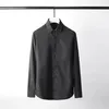 Men's Casual Shirts Minglu Embroidery Collar Mens Plus Size 4xl Solid Color Long Sleeve Dress Camisa Masculina Man
