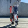 Calças masculinas homens harem primavera moda jogger sweatpants coreano solto calças de grandes dimensões engraçado streetwear masculino casual