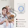 Doorbells CACAZI wireless waterproof doorbell 300 meter range US EU UK plug household intelligent doorbell 60 chips 0-110dB cordless call bellY240320