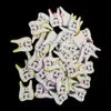 50pcs Zęby zębów dentystyczny Kształt Ząb Kształt Ząb Przyciski Dekoracja odznaki trzonowej Dentysta szycia Scrapbooking Akcesoria