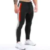 Pantalons pour hommes hommes formation GYM piste pantalons de survêtement Joggers décontracté respirant rayure entraînement Fitness mâle course Sport pantalon