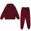 Felpe con cappuccio da donna Moda Uomo Tute Completo Autunno Inverno Maglione con cappuccio e pantaloni sportivi Set a due pezzi Abbigliamento da uomo taglie forti