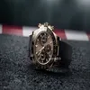 Cinturino in Gomma DA 40 مم orologio sportivo da uomo uomo tutti i Quadranti funzione di lavoro orologi da polso meccanici automat259o