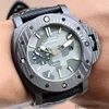 Panerai Relógios Automáticos Swiss Movment Relógio Luminoso Pulseira de Couro Real Relógio Masculino Designer Relógios de Pulso Impermeáveis Aço Inoxidável WN-YR6R