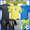 XXXL 4XL 2024 brazilië Richarlison voetbalshirts G.JESUS camiseta 24 25 MARTA Debinha COUTINHO FIRMINO Fans Speler versie brasil jersey kinderkits voetbalshirts