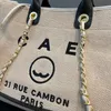 Kobiety Designer Portable dżinsowa o dużej pojemności dżinsowa litera Drukuj torebka Wyjmij zdejmowany mini płótno torba do tkania regulowanego uchwytu torba na ramię 38x30 cm