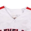 メンズリッキーヴォーン99野球ジャージステッチボタンシャツグレーホワイトネイビー