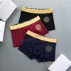 Boxers Heren Designer Boxers Mode Onderbroeken Sexy Klassieke Mannen Boxer Casual Shorts Ondergoed Ademende Onderkleding 3 stks Met Doos