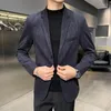 Costumes pour hommes de haute qualité 2024 mode avec belle Version coréenne manteau de costume mince décontracté petit Blazer Masculino Polyester