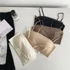 Reggiseno a una linea senza spalline antiscivolo, senza tracce, con fibbia sul petto, invisibile, bellissima biancheria intima posteriore da donna