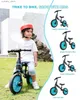 Велосипеды Ride-Ons UBRAVOO Fit n Joy Beginner Toddr Training Bicyc для мальчиков и девочек 2-4 Детский беговел 4-в-1 с педалями Тренировочные колеса L240319