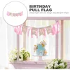 Party Decoration 1st Birthday Decorations Is My 1/2 Banner Baby Boys First One Garland Highchair Flag