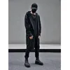 Vestes pour hommes Dark Goth sur le manteau long au genou Yamamoto Sweat à capuche Hommes et femmes Trench Wizard Cape Robe