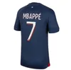 2024 Maillot PSGS Mbappe Soccer Jerseys Kang in Ramos Football Shirt 23 24 HakiMi Asensio Hommes