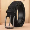 Ceintures Hommes Ceinture En Daim Rétro Tendance Boucle En Alliage Ceinture Pour Hommes Grande Taille Véritable Ceinture Haut De Gamme Cadeau Pour Petit Ami Et Papa