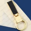 Y57 Keychain Keyring Car Key Ring Accessoires Fashion Lanyards Buckle Classic Cuir Carte Holder Exquisite Zinc Alloy Lettre pour hommes