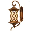 Wandlampen Europese stijl buitenlamp Vintage villa exterieur waterdichte verlichting balkon gangpad huis tuin veranda verlichting E27