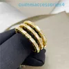 2024 Designer Luxe Merk Sieraden Band Ringen v Plated Mi Vormige Witte Fritillaria Snake Bone Vrouwelijke Rose Goud Ingelegde Diamant Lichte Wijsvinger Ring