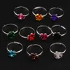 Colorful Little Flower Ring Adjustable Size 100pcs/lot Fresh Band Rings Jewelry DIY NEW R3088/98 2622