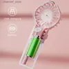 Electric Fans Handheld spray fan Portable mini charging Handheld fan spray humidifier Gift Handheld small fanY240320