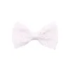 Baby Bow Barrettes spetsar hårnålar boutique bågar med klipp flickor enkla vita svarta bowknot clips barrette barn hår tillbehör