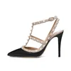 valentino heels sandals shoes Calzature da designer abbigliamento con tacchi alti e scatola di San Valentino Luce con sandali da donna abiti【code ：O】