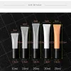 Masajeador 20 ml Cosmético Crema para ojos Envase Masaje Botella superior de cerámica Bálsamo labial recargable vacío Tubo suave Blanco Rojo Naranja Envío gratis