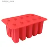 IJs gereedschap dessert vriezer 4/10 holte siliconen popsicle ijsvorm met dekselsap ijs kubus bak maker zelfgemaakte lolly l240319