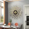 Wanduhren Mode Nordic Uhr Pfau Flügel Kreative Design Dekor Wohnzimmer Dekoration Hintergrund Hängen