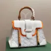 Классическая сумка Saigon Tote Bag Luxury Designer Mini Phoodgab Made Women Women Saddle Bag Сумка пакет дизайнерская сумка деревянная ручка сумка для плеча Go Yard Bag Bag