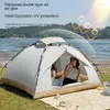 Tende e rifugi Tenda automatica ad apertura rapida monostrato per 2-4 persone Non è necessario costruire campeggio all'aperto antivento a prova di sole