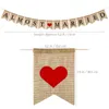 Party Decoration Engelska Titel: Abaodam gifte sig nästan Banner Burrap Wedding Bunting Bridal Shower Garland Repetition Engagemang Bachelorette