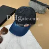 Baseball Cap denim Patchwork Cap Designer broderad hatt golfhatt för män 5 färger utomhus gata hatt sommar resor solskyddsmedel