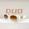 Óculos de sol de luxo Moda óculos moldura oval Designer óculos de sol mulheres anti-radiação UV400 lentes polarizadas mens retro hip hop óculos com original