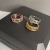 Anillos clásicos de plata de ley S925, anillo Original de tres diamantes en movimiento, regalo de compromiso de boda