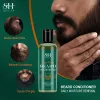 Produkter män organisk naturlig skägg vård set mild inte irritera skägg tillväxt schampo styling fuktgivande skäggkonditionering skäggvårdssats