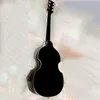 Höfner Violine E-Gitarre Schwarz 6-saitige E-Gitarre Ahornkorpus Professionelles Instrument