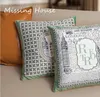 Retro Luxury City Scenic Stamp Pillowcase Cushion Cover Home Chair Casual Case Sofa Bedroom Decro 45x45cm 240306