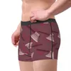 Caleçon Boxer Homme Sous-Vêtements Homme Culotte Hachette Motif Aléatoire Short Confortable Homme