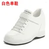 Casual Shoes Comemore 2024 Spring Autumn High Top Wedge Platform Sneakers Hidden Heels Ladies Sneaker Women's Tennis Female