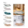 Badmattor krökta matta icke-halkfria miljövänlig matta dusch för