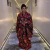 Etnische kleding echte Afrikaanse stijl vrouw boubou jacquard lange jurken goede kwaliteit chique en elegante avondjurk