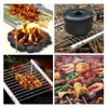 Portable Barbecue Grill Cooking Stainless Steel BBQ Grill Folding Mini BBQ Grill Home Park Picnic Outdoor Barbecue Accessories 240308